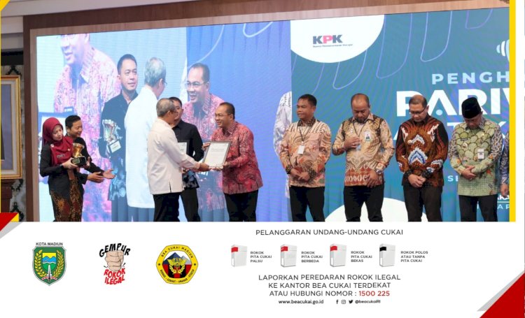 Pemkot Madiun meraih penghargaan dari KPK/Dokumen Pemkot 