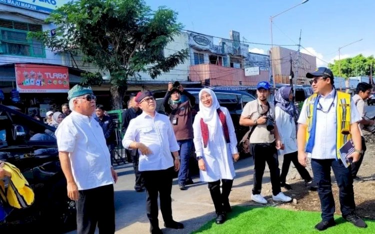 Menteri PUPR Basuki Hadimuljono saat berkunjung ke Banyuwangi/Ist