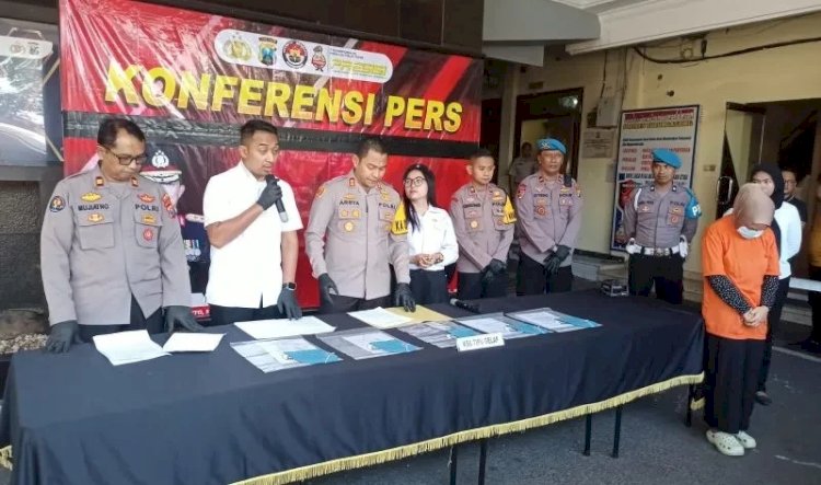 Polres Tulungagung merilis kasus penipuan investasi bodong lelang emas/Ist