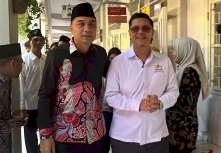 Eri Cahyadi bersama Hendy Setiono/RMOLJatim