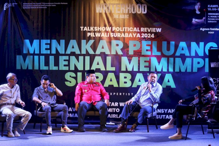 Diskusi 'Menakar Peluang Milenial Memimpin Surabaya' yang diinisiasi Writerhood/Ist