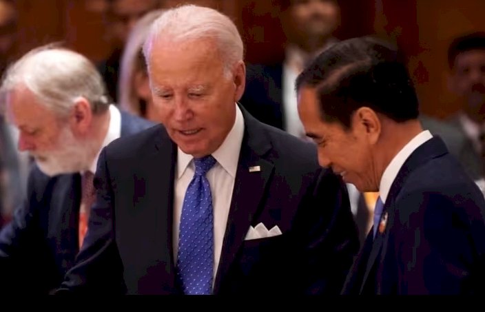 Joe Biden-Jokowi/Net