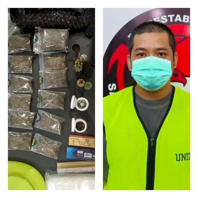 barang bukti dan pelaku yang diamankan / ist 