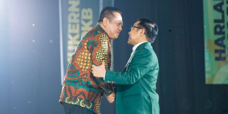  Wakil Ketua Umum Partai Golkar Bambang Soesatyo dan Ketua Umum PKB Muhaimin Iskandar/Ist