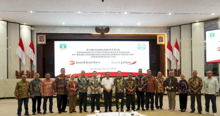 Bank Jatim terima kunjungan bank Banten 