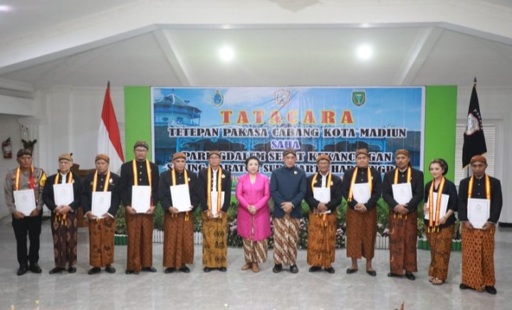 Pengukuhan pengurus Pakasa Pangeran Timur di Rumah Dinas Wali Kota Madiun/RMOLJatim