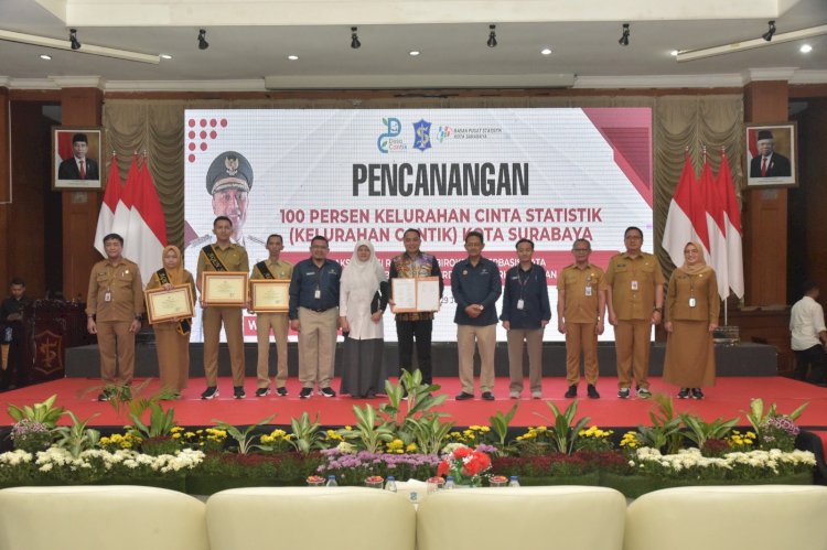 Teks foto: Pencanangan Kelurahan Cantik berlangsung di Graha Sawunggaling/RMOLJatim