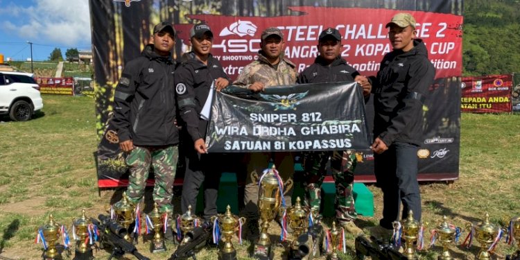 Batalyon 812 Sat 81 Gultor meraih piala bergilir Extreme Long Range tahun 2024/RMOL