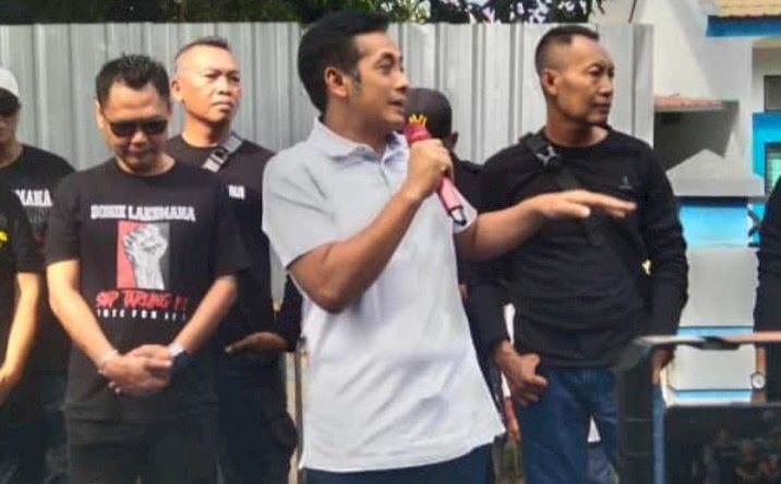 Bonie Laksmana saat di acara Desak Bonie/RMOLJatim