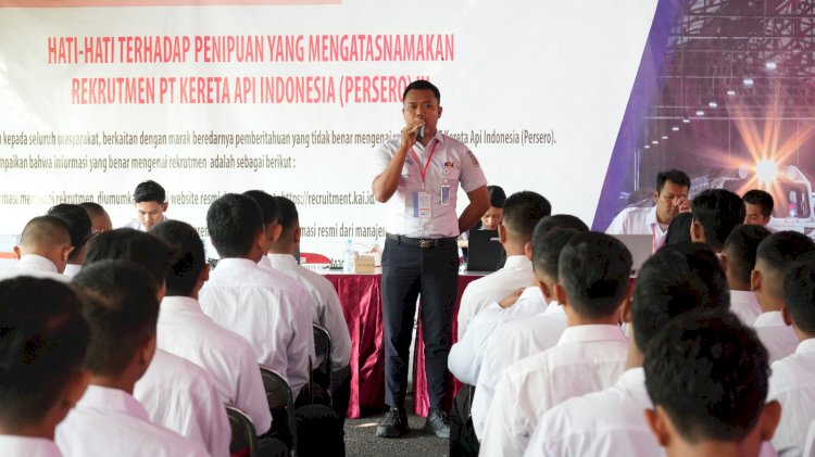 Pemaparan pegawai KAI/ ist