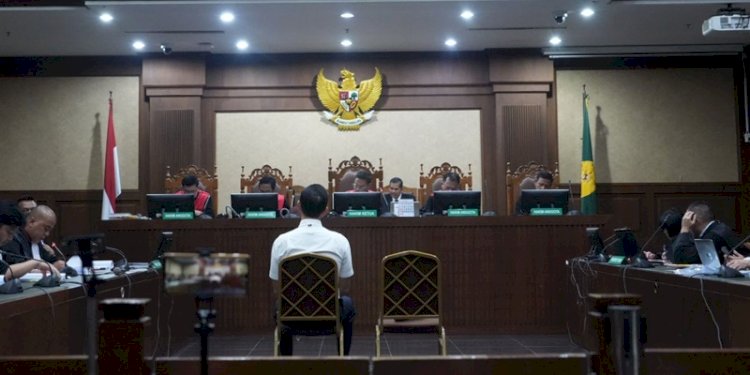 Sidang perdana kasus korupsi timah di PN Jakarta Pusat pada Rabu (14/8)/Ist
