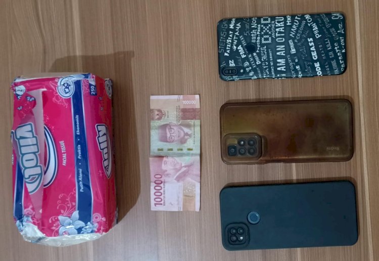Barang bukti yang diamankan 