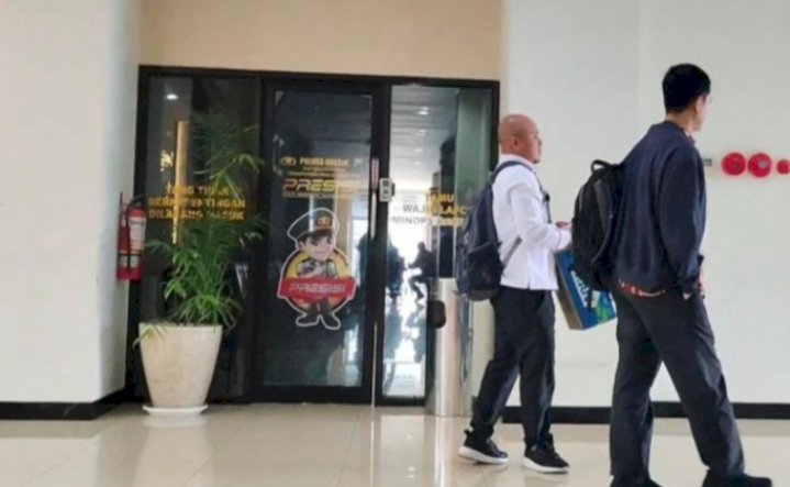 Pemeriksaan ketua Pokmas penerima hibah Jatim di Mapolres Gresik/RMOLJatim