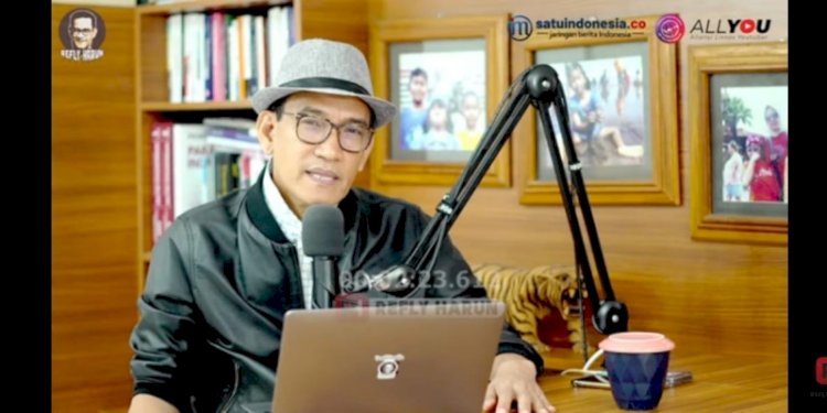 Tangkap layar ahli hukum tata negara Refly Harun/RMOL