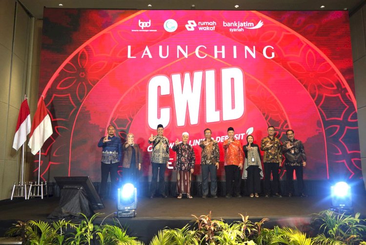 UUS bankjatim melaunching Cash Waqf Linked Deposit (CWLD) pada Rabu (21/8)/Ist