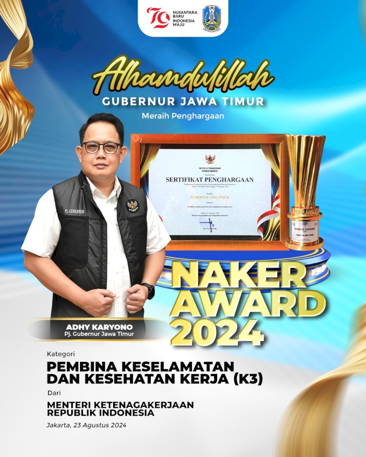 PJ Gubernur Jatim Adhy Karyono