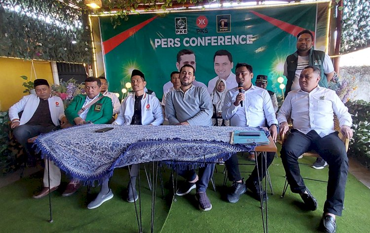 Deklarasi tiga partai pengusung Habib Zainal Abidin-Zainal Arifin/RMOLJatim
