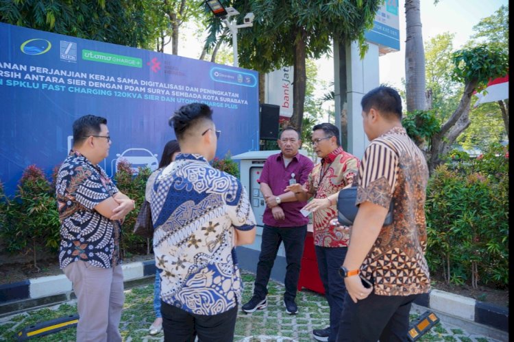 Peluncuran SPKLU Fast Charging 120 KVA di Halaman SIER