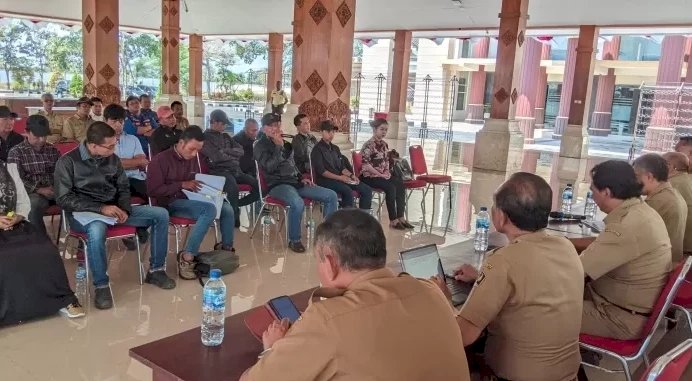 Ormas Ratu Adil beraudiensi dengan pihak Pemkab Blitar/Ist
