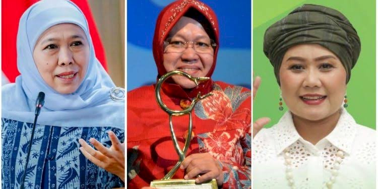 Kolase Khofifah, Risma, Luluk/Ist