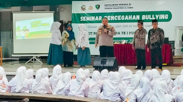 Kegiatan Siswa dan Guru Ikuti Official Hospital Cegah Bullying di Ponpes Al Hamid Cilangkap