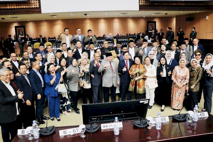 Para anggota DPD RI usai Sidang Paripurna Luar Biasa, Rabu (4/9/2024), di Gedung Nusantara V, Komplek Parlemen Senayan, Jakarta/dok.dpd