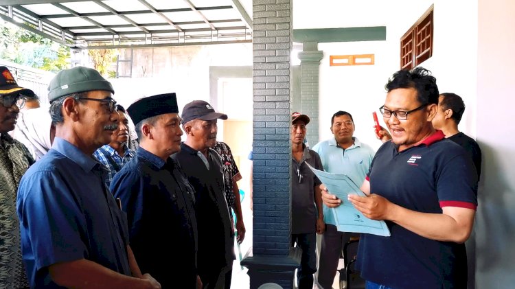 Deklarasi dukungan mantan Kepala Desa se- Kabupaten Tuban kepada Paslon Bupati dan Wakil Bupati Tuban, Riyadi- Wafi Abdul Rosyid. 