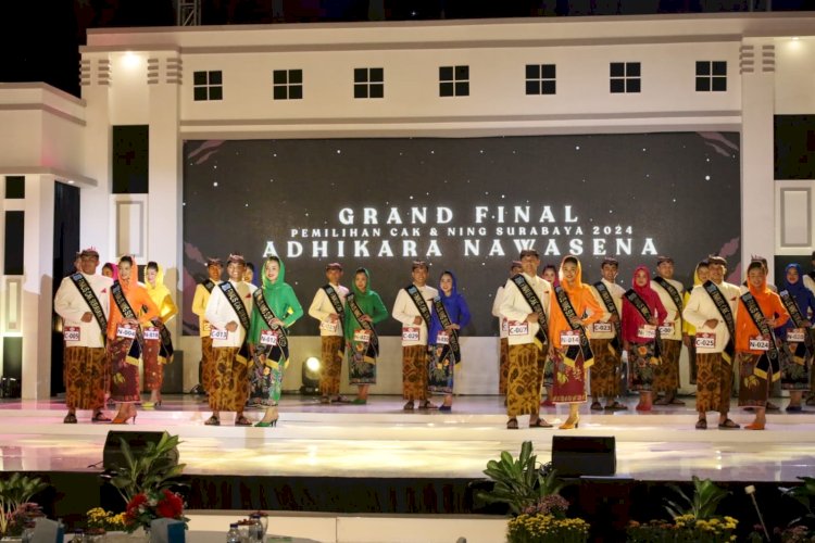 Teks foto: Pemilihan Duta Wisata Cak dan Ning Surabaya tahun 2024/ist