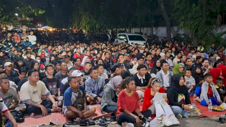 Nobar Timnas Indonesia Vs Australia di Probolinggo
