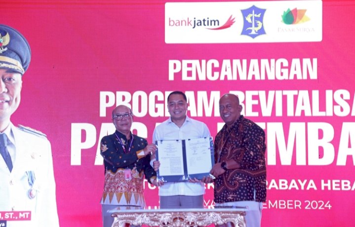 Pencanangan revitalisasi Pasar Kembang/RMOLJatim