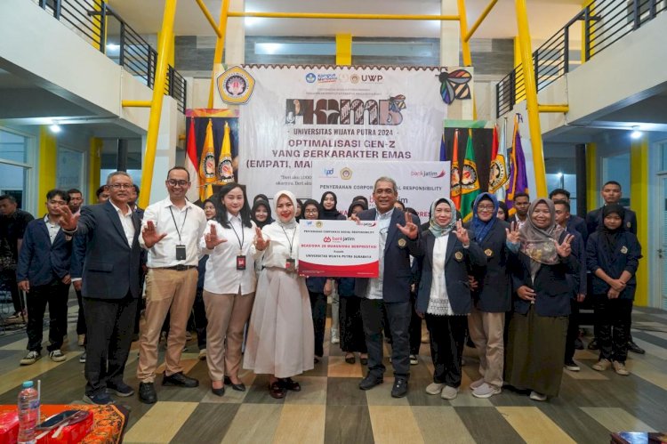 bankjatim memberikn dana CSR berupa beasiswa kepada 28 mahasiswa Universitas Wijaya Putra Surabaya/Ist