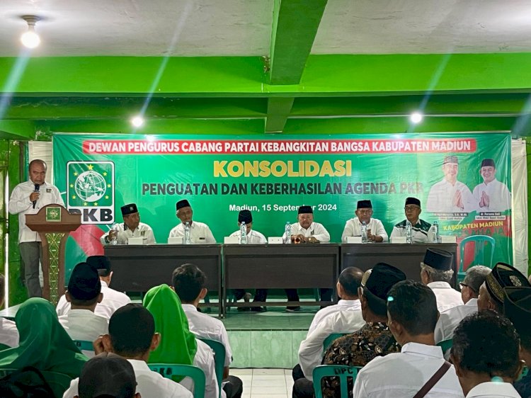 Konsolidasi DPC PKB Madiun untuk pemenangan Harmonis