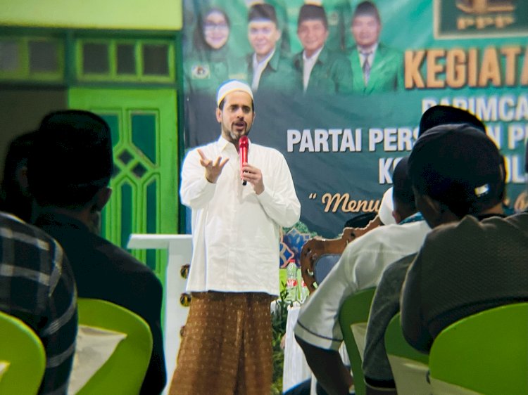 Habib Hadi Zainal Abidin Saat Hadiri Rapimcab Di DPC PPP Kota Probolinggo