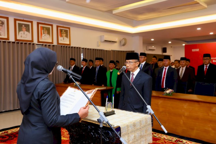 Guntur Priambodo dilantik jadi Penjabat (Pj) Sekda Banyuwangi/ist