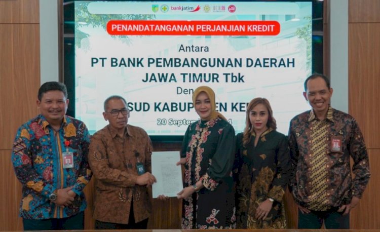 Bank Jatim kucurkan kredit ke RSUD Kabupaten Kediri/Ist