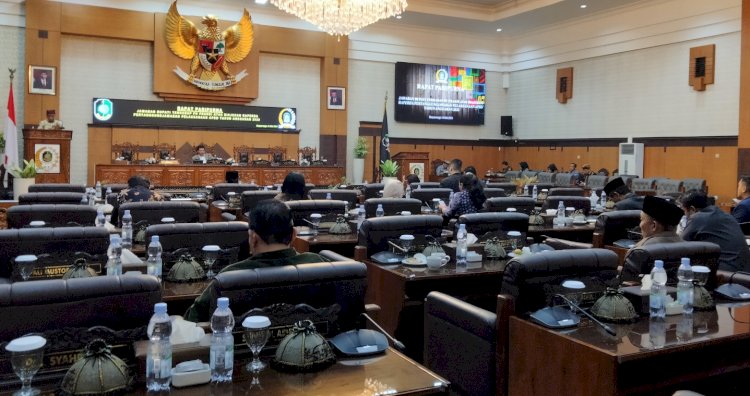 Paripurna penetapan Ketua dan Wakil Ketua DPRD Banyuwangi 2024-2029/RMOLJatim