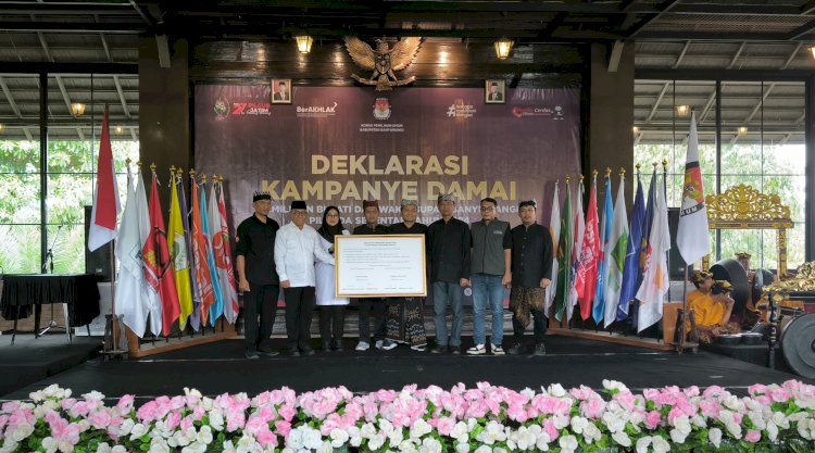 Deklarasi kampanye damai yang digelar oleh KPU Banyuwangi/RMOLJatim