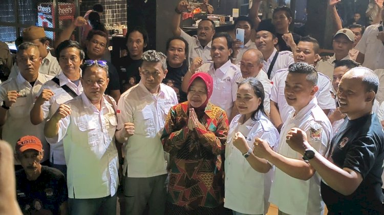 Calon Gubernur Jawa Timur, Tri Rismaharini bersama BRIM 08/RMOLJatim