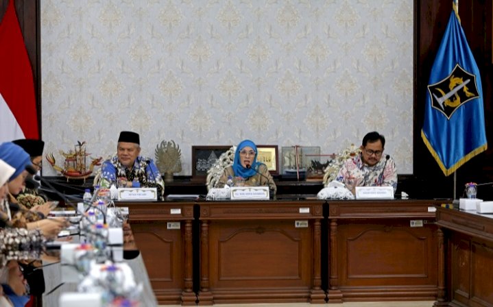PJs Wali Kota Restu memerima kunjungan Tim Juri Syariah Award 2024/ist