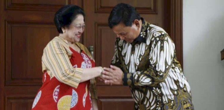 Ketua Umum PDIP Megawati Soekarnoputri dengan Presiden terpilih Prabowo Subianto/Ist