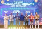 Bank Jatim Raih Penghargaan Jadi The Most Transaction Growth di Ajang ATM Bersama Award 2024