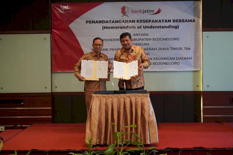 bankjatim teken MoU dengan Pemerintah Kabupaten Bojonegoro/Ist
