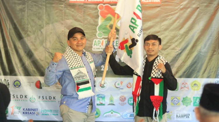  Aliansi Pemuda Indonesia untuk Palestina (API Palestina) Jawa Timur akan menggelar aksi memperingati satu tahun tragedi genosida di Gaza pada Car Free Day (CFD) Jalan Ijen, Malang. foto: istimewa/fjn.