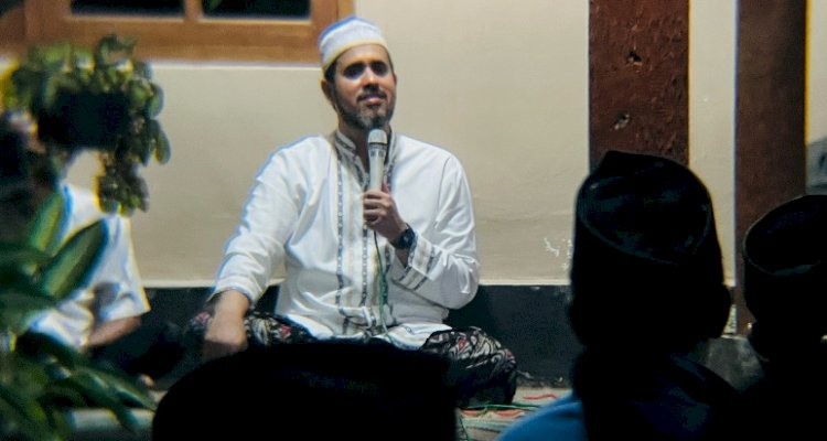Habib Hadi Zainal Abidin di hadapan Jamaah Sarwah di Kademangan Kota Probolinggo/RMOLJatim