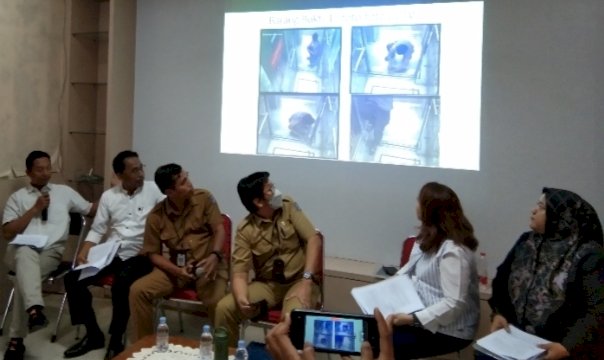 Jumpa pers insiden pembakaran lift JPO jalan Pemuda Surabaya/RMOLJatim