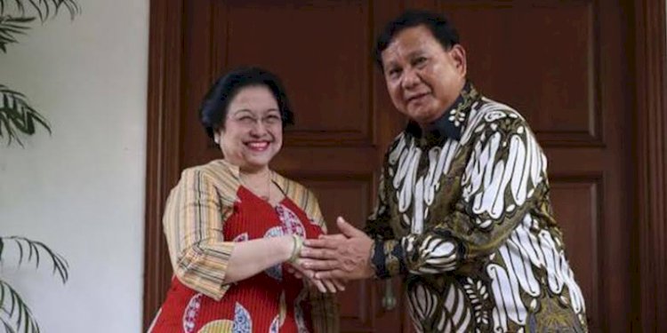 Ketua Umum PDIP, Megawati Soekarnoputri, dan Ketua Umum Partai Gerindra, Prabowo Subianto/Net