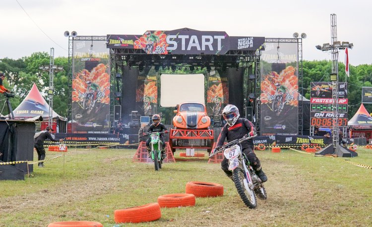 Para pebalap Game Dirt di Sirkuit Rampal Malang Jawa Timur 2024/Ist
