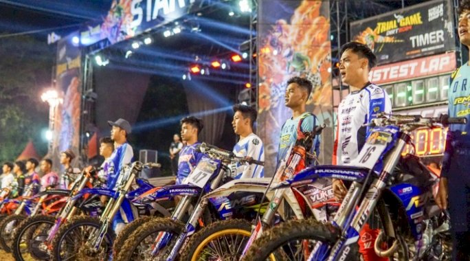 Para Pembalap tengah persiapan di Trial Game Dirt 2024