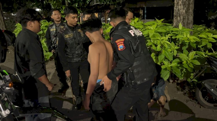 Salah satu anggota Surabaya Mafia yang tertangkap 