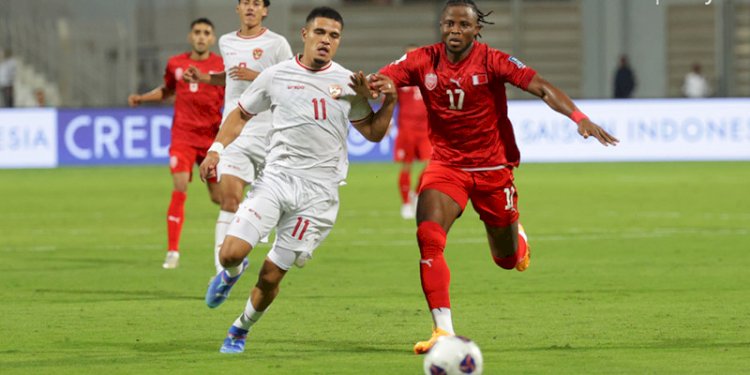 Pertandingan antara Bahrain melawan Indonesia dalam lanjutan putaran ketiga Kualifikasi Piala Dunia 2026 zona Asia pekan lalu/PSSI
